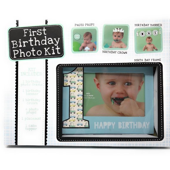 Birthday Boy C.R Gibson First Birthday Photo Kit Gifts com ...